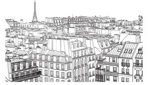 Fotótapéta - Párizsi a vázlatfüzet