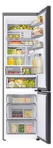 Samsung RB38C7B6DB1/EF Bespoke Alulfagyasztós hűtőszekrény, 390L, M: 203 cm, SpaceMax™ technológia, WiFi, NoFrost, D energiaosztály, Fekete