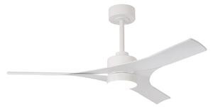 Thai LED mennyezeti ventilátor, fehér, DC-motor, csendes, CCT – Mantra Mantra Iluminación, Thai, dimmable, Fehér, Nappali, Műanyag, Modern