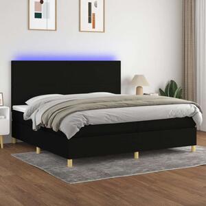 VidaXL - LED-es Ágy - Rugós - 200x200 cm