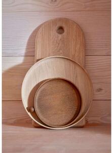 OYOY Living Design - Inka Wood Tray Round Large Nature - Lampemesteren