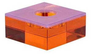 Hübsch - Flux Tealight Holder Pink/OrangeHübsch - Lampemesteren