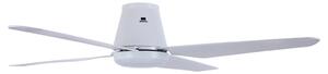 Aria CTC LED mennyezeti ventilátor, fehér, 122 cm, csendes – Beacon Beacon Lighting, Aria CTC, dimmable, Fehér, Nappali, Műanyag, Modern