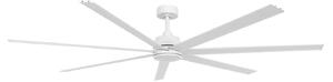 Atlanta mennyezeti ventilátor világítással, fehér, DC-meghajtású, csendes – Beacon Lighting, Atlanta, dimmable, Fehér, Nappali, Alumínium, Modern