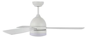 Vector LED mennyezeti ventilátor DC, csendes, 122 cm, CCT – Beacon Beacon Lighting, Vector, Fehér, Nappali, Fa, Modern