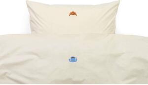 Normann Copenhagen - Snooze Bed Linen 140x220 Lazy Morning Warm Grey - Lampemesteren