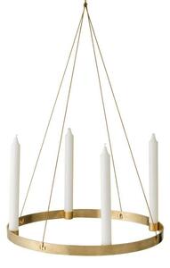 Ferm LIVING - Candle Holder Circle Large Brass - Lampemesteren