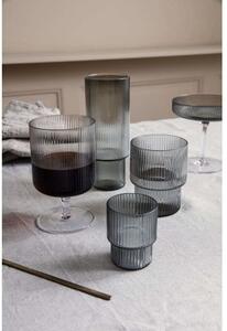 Ferm LIVING - Ripple Wine Glasses Set of 2 Smoked Greyferm LIVING - Lampemesteren