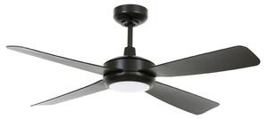Slipstream mennyezeti ventilátor világítással, fekete, csendes – Beacon Beacon Lighting, Slipstream, dimmable, Fekete, Nappali, Műanyag, Modern