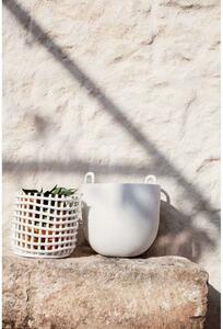 Ferm LIVING - Ceramic Basket Large Off-White - Lampemesteren