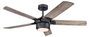 Morris LED mennyezeti ventilátor, fa, csendes – Westinghouse Westinghouse, Morris, dimmable, Fa, Nappali, Fa