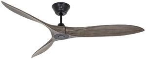 Eco Airscrew mennyezeti ventilátor, 152 cm, fekete, fa – CasaFan CasaFan, Eco Airscrew, Fa, Nappali, Fa, Modern
