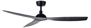 Moto mennyezeti ventilátor, fekete, Ø 132 cm, csendes – Beacon Beacon Lighting, Moto, Fekete, Nappali, Műanyag, Modern