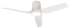 Ushuaia LED mennyezeti ventilátor, fehér, csendes DC-meghajtás, CCT – Mantra Mantra Iluminación, Ushuaia, dimmable, Fehér, Nappali, Műanyag, Modern