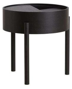 Woud - Arc Side Table Black Ash - - Lampemesteren