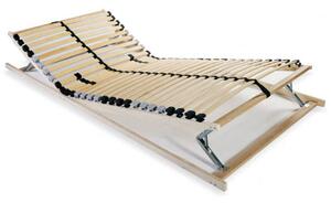 VidaXL 7 zónás, 28 léces ágyrács 80 x 200 cm