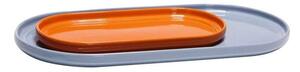 Hübsch - Amare Serving Trays Set of 2 Light Blue/OrangeHübsch - Lampemesteren