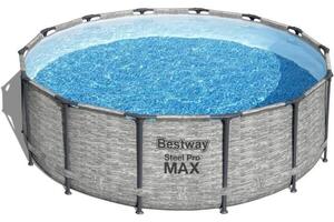 Bestway Steel PRO MAX fémvázas medence szett 427x122 cm tartozékokkal