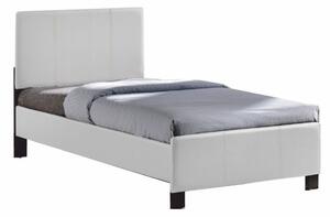 Egyszemélyes ágy 90 cm Coson (fehér) (ágyráccsal). 794086