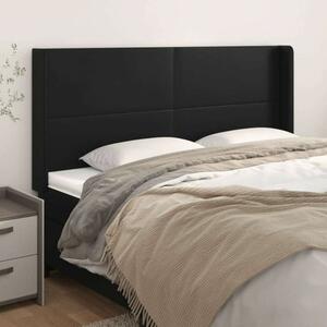 VidaXL Fejtámla - Műbőr - Fekete - 203cm