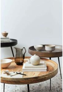 Mater - Bowl Table Medium Black Stained Mango Wood - Lampemesteren