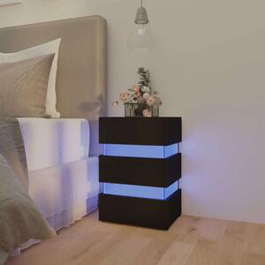 VidaXL LED Éjjeliszekrény - Fekete - 45x35x67 cm