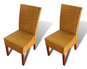 VidaXL Rattan Étkezőszék - 2 db-os Szett