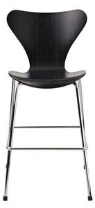 Fritz Hansen - Series 7 Junior Chair Black/Chrome - Lampemesteren