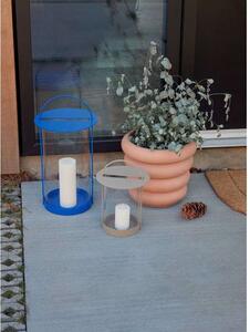 OYOY Living Design - Maki Lantern Large Optic Blue - Lampemesteren