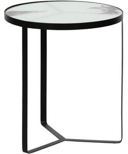 Hoorns Corbie üveg oldalsó asztal 45 cm