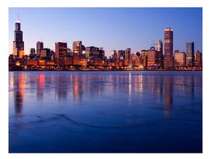 Fotótapéta - Icy Downtown Chicago