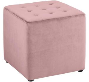 SCANDI Világos rózsaszín bársony Ruvio szék 38 x 38 cm