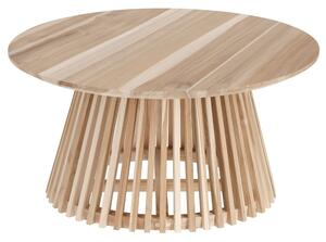 LaForma Irune teakfa kerek dohányzóasztal 80 cm
