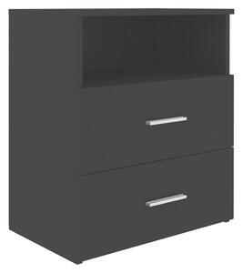 VidaXL Fekete Éjjeliszekrény Szett - 2 db - 50x32x60 cm