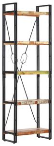 VidaXL Ipari Fa Könyvespolc - 5 Polc - 60x30x180 cm