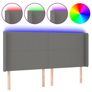 VidaXL LED-es Ágytámlá - Szövet - 203cm