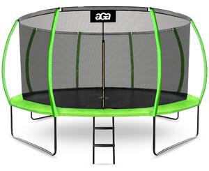 Aga SPORT EXCLUSIVE Trambulin 430 cm Világoszöld + védőháló + létra