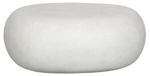 Hoorns Fehér dohányzóasztal Peblo 65x49 cm