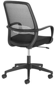 Fekete Kave Home Melva szövet irodai szék