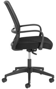 Fekete Kave Home Melva szövet irodai szék