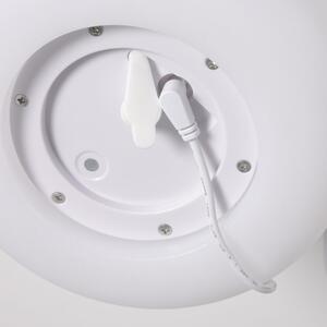 Fehér műanyag LED-es asztali lámpa Kave Home Dialma