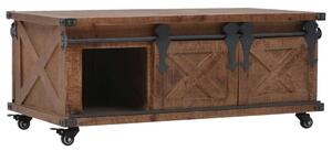 VidaXL Rusztikus Fenyő Dohányzóasztal - 91x51x38 cm