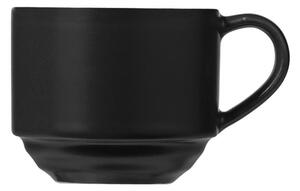 Fekete eszpresszó csésze szett 12 db-os 75 ml – Kütahya Porselen