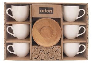 Fehér porcelán csésze szett 6 db-os 125 ml Whiteline – Orion
