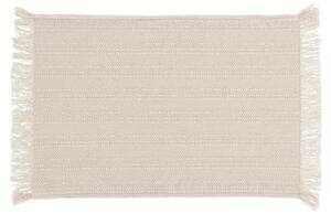 Két darab bézs-fehér LaForma Aicha pamut terítő 35 x 50 cm-es készlet