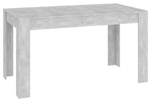VidaXL Étkezőasztal - Beton Szürke - 140x74,5x76 cm
