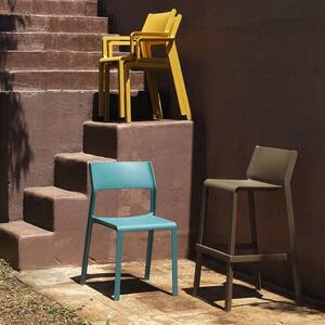 NARDI Mustár sárga műanyag kerti szék Trill karfával