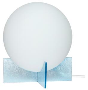 Hübsch Gara fehér és kék üveg asztali lámpa Ø 20 cm