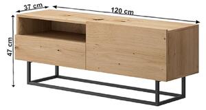 Tv asztal/Szekrény Spring Ertvsz 120 (Tölgy Artisan) . 809541