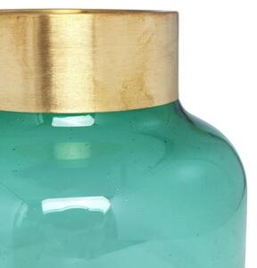 KARE DESIGN Zöld üveg váza Positano Belly 16 cm
